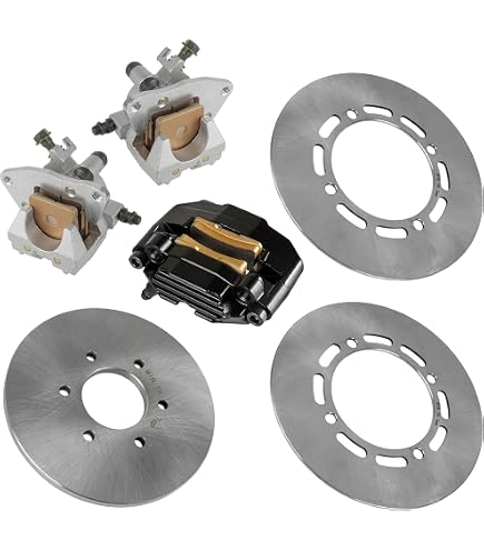 Caltric Rear Brake Disc & Pads Kit For Yamaha Raptor 660R (2002-2005) – High-Quality Replacement Parts