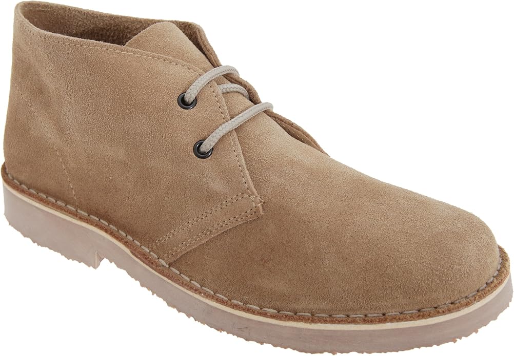 square toe desert boots