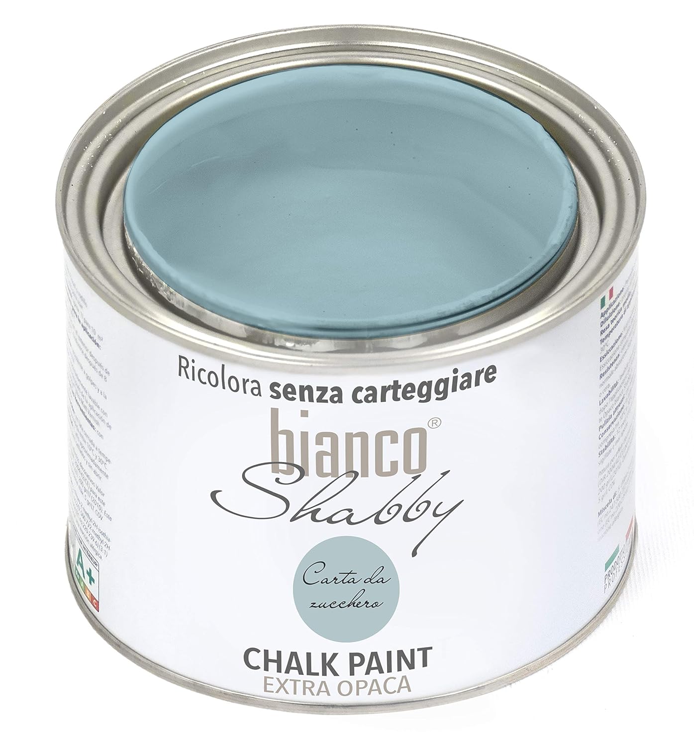Chalk Paint Carta Da Zucchero Pittura Shabby Chic Vintage Per Mobili E Pareti Extra Opaco 500 Ml