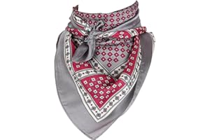 EIysee 27.5 Inches Satin Head Scarf -Hair Scarf Silk Head Scarf Silk Bandana Silk Hair Wrap Neck Scarf for Women Men