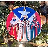 Puerto Rico 3 Kings Christmas Ornaments – Boricua Culture Hanging Tree Decorations | Celebrate Puerto Rican Traditions