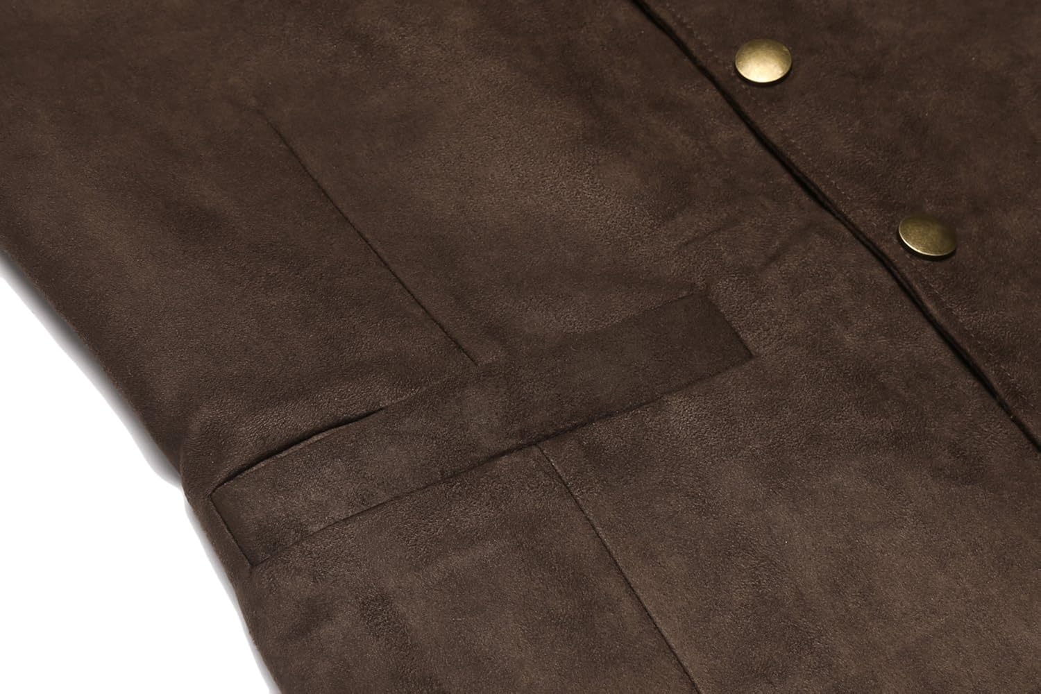 COOFANDY Men's Suede Leather Suit Vest Casual Western Vest Jacket Slim Fit Vest Waistcoat at  Men’s Clothing store