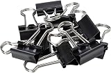 Q-Connect Foldback Clip 19 mm Black Pack of 10 KF01282 view 3