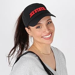Ponyflo Women's Ponytail Baseball Cap - Curly Hair