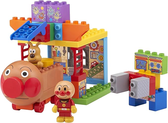 Amazon ブロックラボ アンパンマン つくってみよう アンパンマンごうとへんしんのりものブロックセット ブロック おもちゃ
