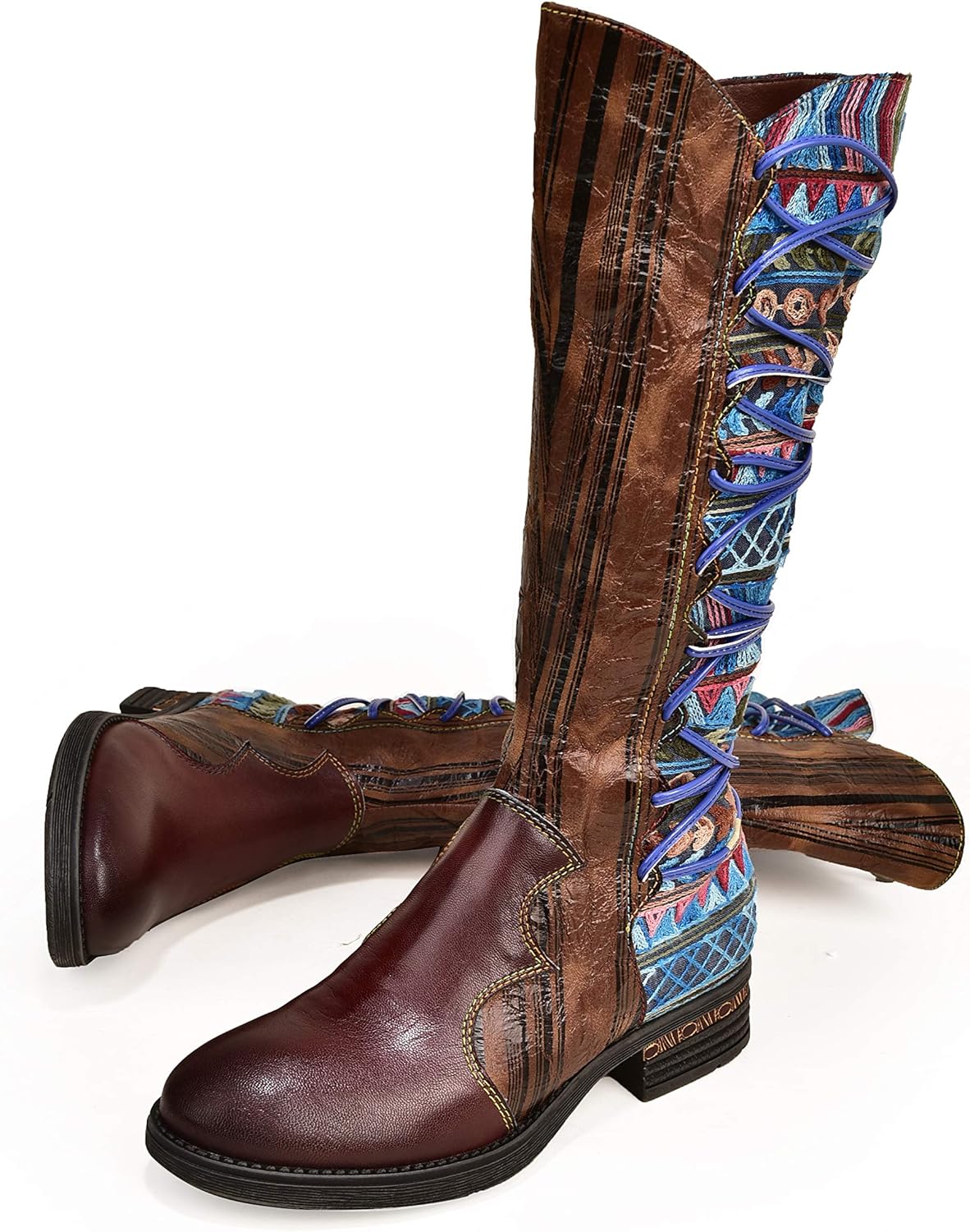 leather bohemian boots