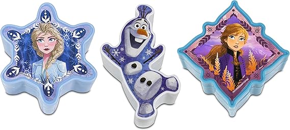 elsa and anna slime bath