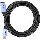 OkyLink Active USB 2.0 Extension Cable A to A, Male to Female 32ft(10M) | 480Mbps Signal booster cord, compatible with printer, mouse, keyboard, scanner, camera