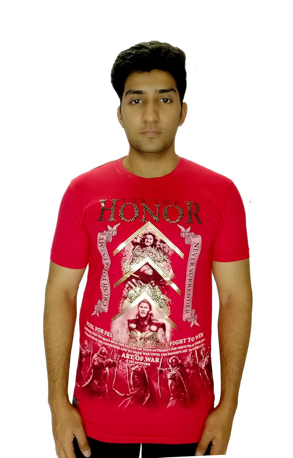 red designer t shirts mens