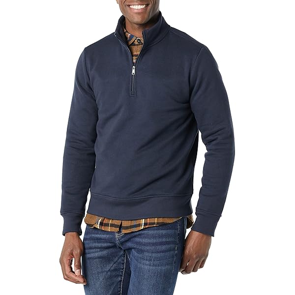 Port & Company - Essential Mock Turtleneck M Navy at Amazon Men's