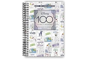 Art of Coloring: Disney 100 Years of Wonder: 100 Images to Inspire Creativity [Spiral-bound] Staff of the Walt Disney Archives