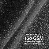 swift Sun Shade Sail 2m x 3m Water-Resistant PES Polyester Grey view 2