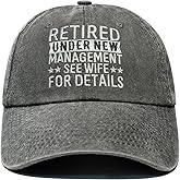 Retirement Gifts for Men, Mens Retirement Gifts, Cool Adjustable Retired Hats