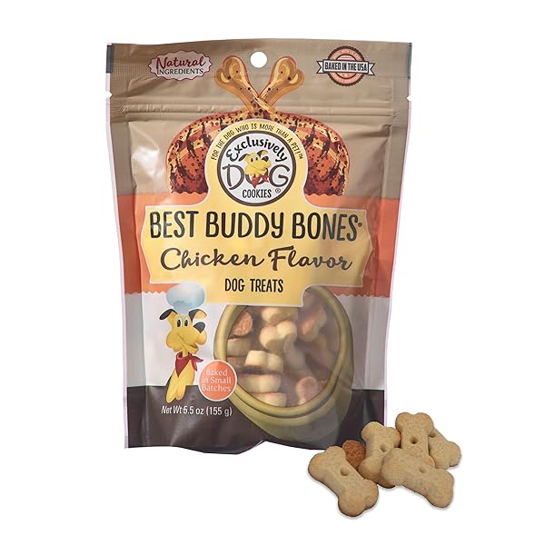 EXCLUSIVELY DOG BEST BUDDY BONES TRAINING TREATS FOR...