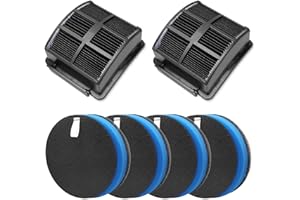 LANROON 2998 Filter for Bissell 2998 Multiclean Lift-Off Pet Vacuum, Fit for Bissell 2998 2999 2849 3000 3057 2849 28524 2920 3059 3399 2852 3125W 31269 Vacuum, Part 1625641