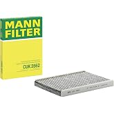 Mann Filter CUK 2862 Automotive Cabin Air Filter with Activated Carbon, Car &amp; Truck Passenger Compartment OEM Filter Replacement for Volkswagen Jetta &amp; Beetle, Audi TT and more