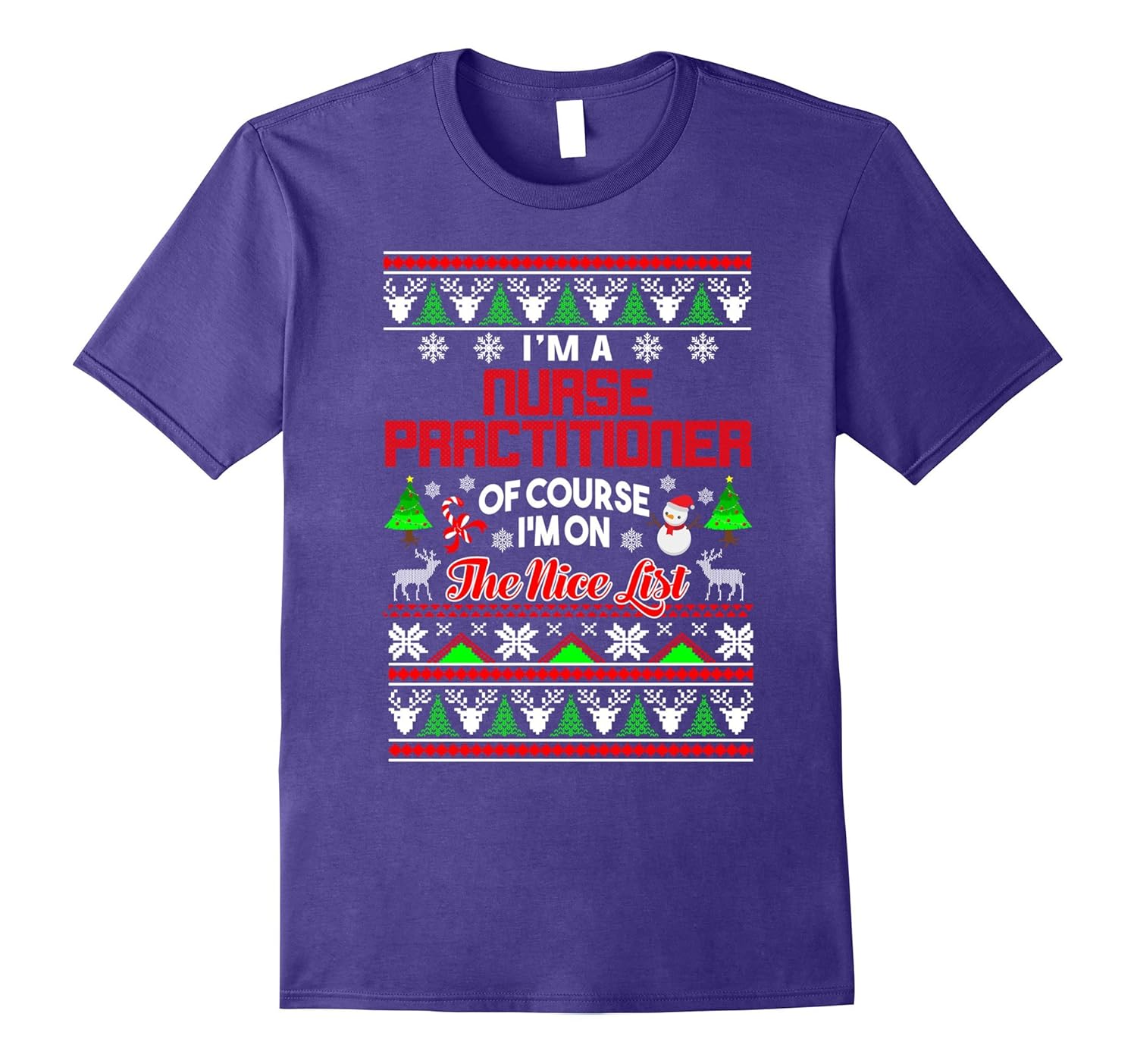 Best Ugly Christmas Sweater Gift For Nurse Practitioner Shir-ANZ