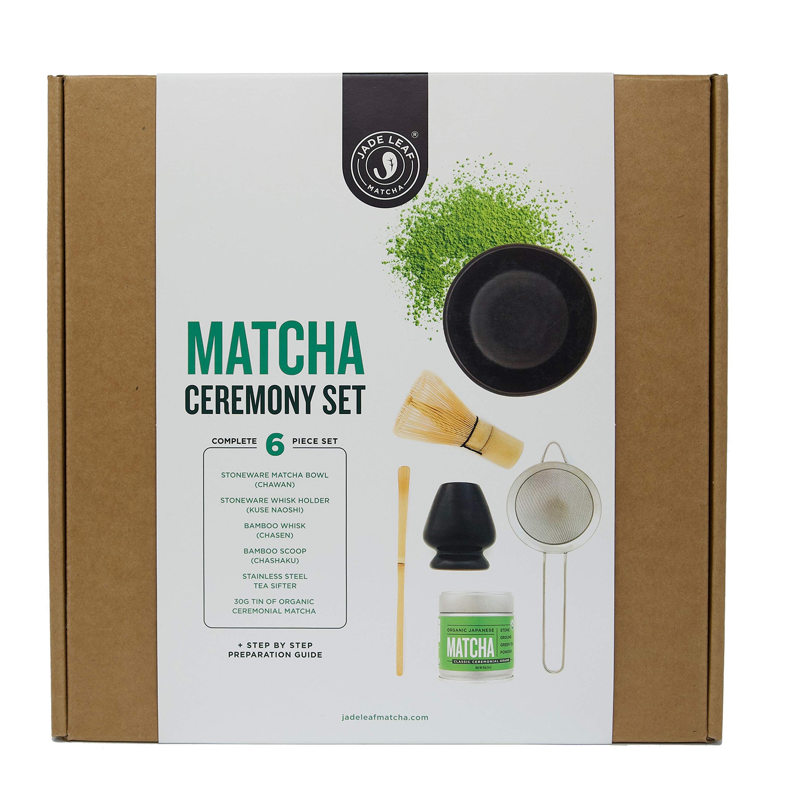 Jade Leaf Complete Matcha Ceremony Gift Set Ceremonial Grade