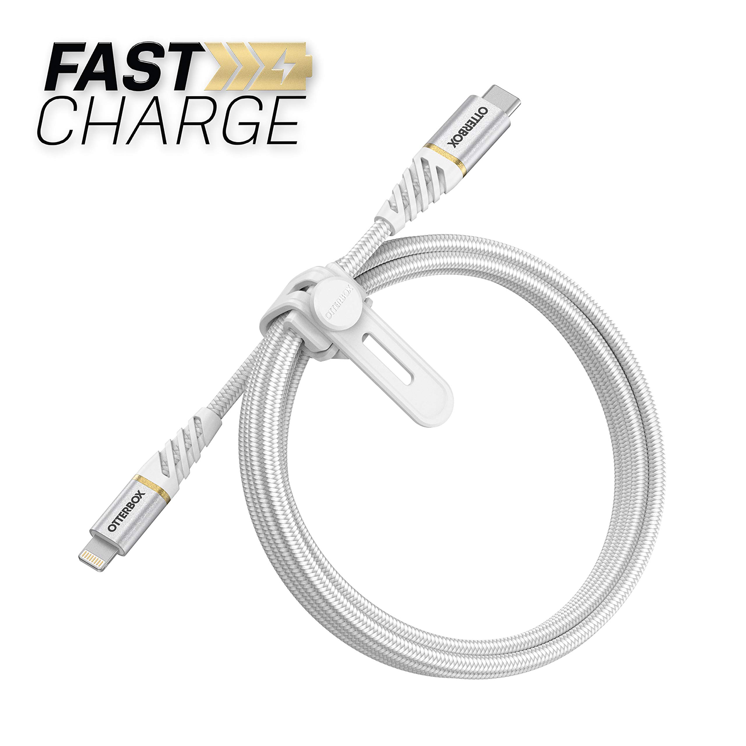OtterBox Performance Fast Charge Cable Lightning to USB-C 3.3FT - White
