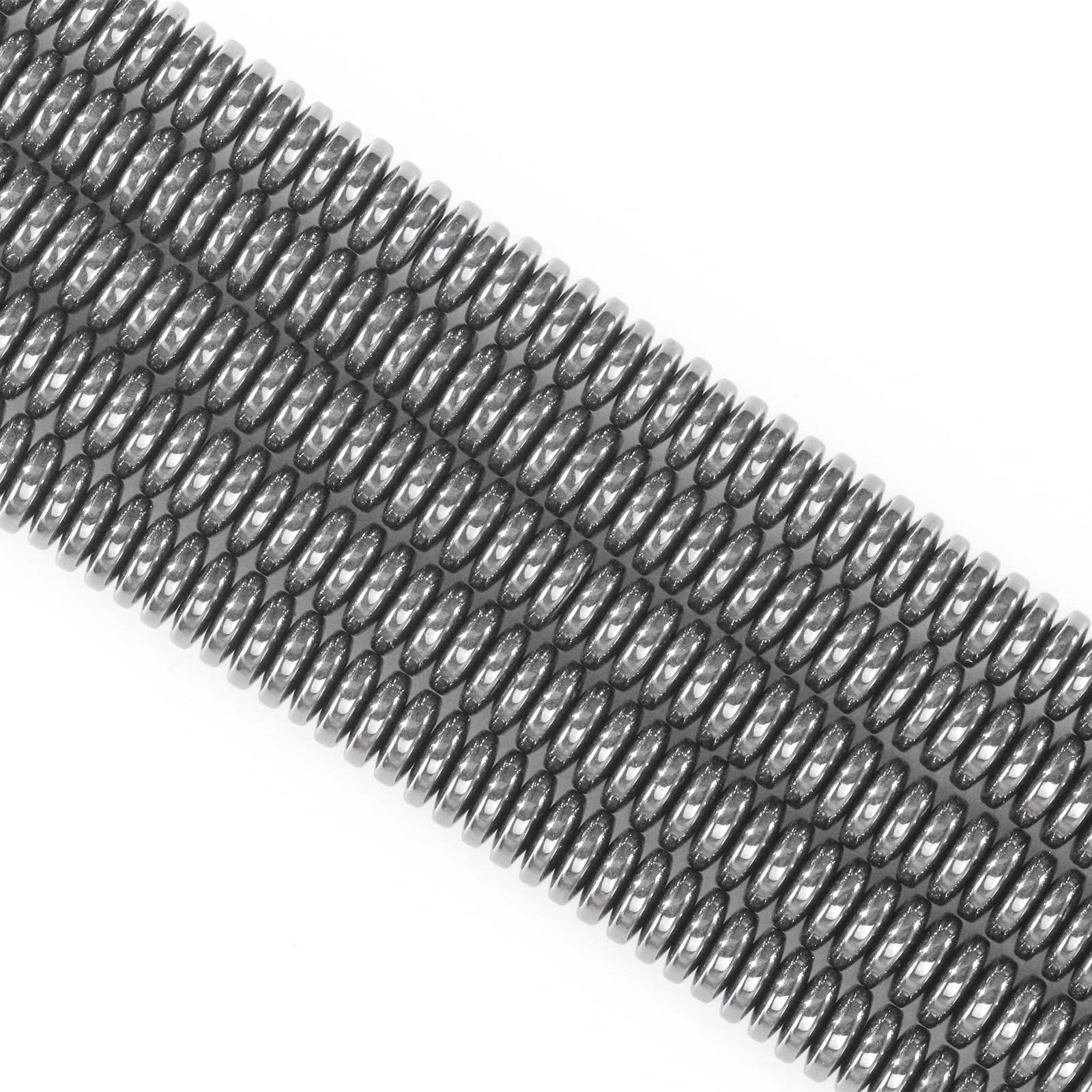 Natural Black Hematite Gemstone Beads for Jewelry Making Hematite Stone Cross for Bracelets Making Rosary Making Supplies (Style B)