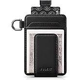 VULKIT Money Clip Wallet with Key Ring Slim Minimalist Design Magnetic Cash Clip Credit Card Wallet for Mens Womens