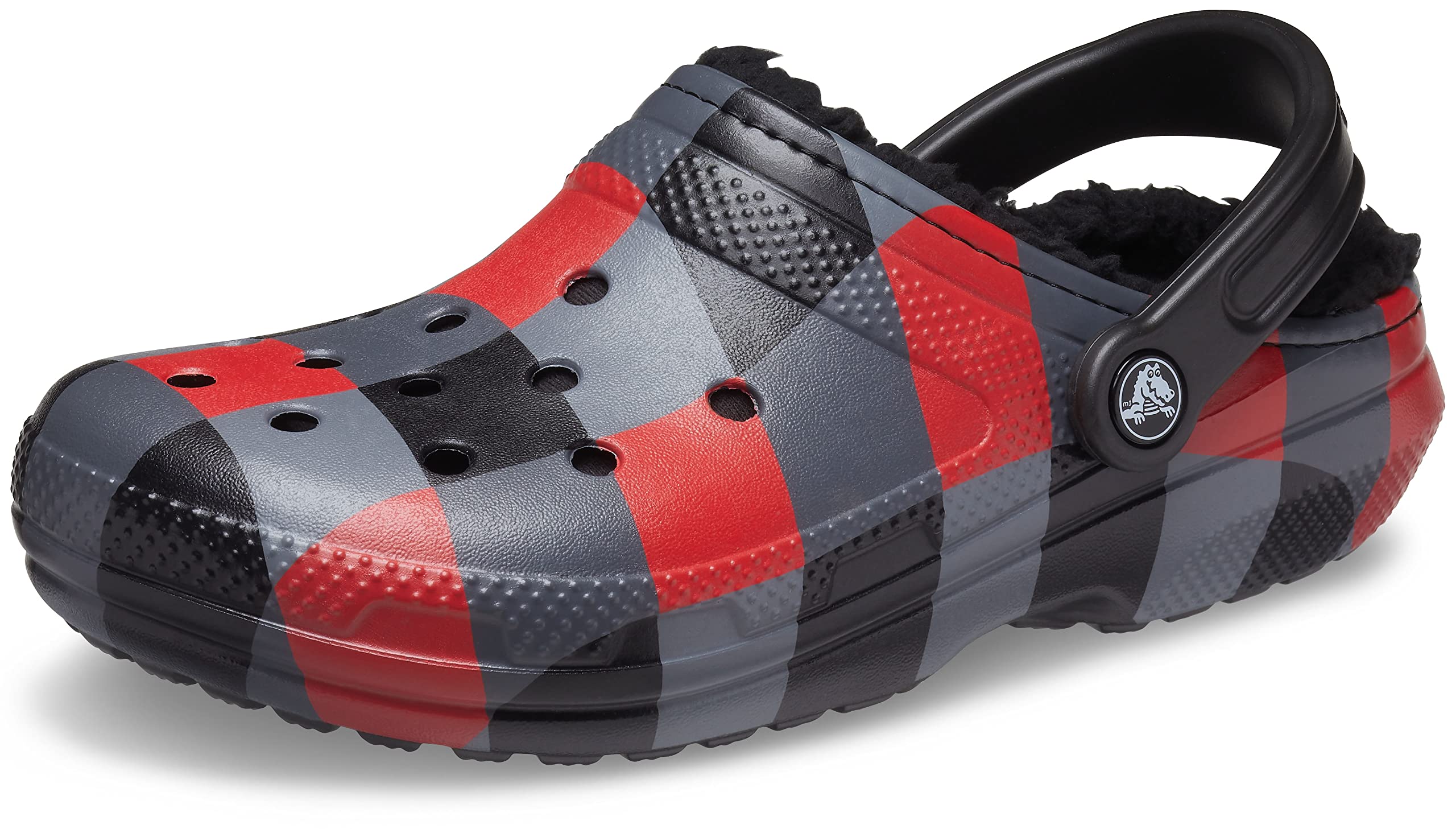 Crocs Unisex-Adult Classic Holiday Lined Clogs, Buffalo Plaid, 2 Men/4 Women Image