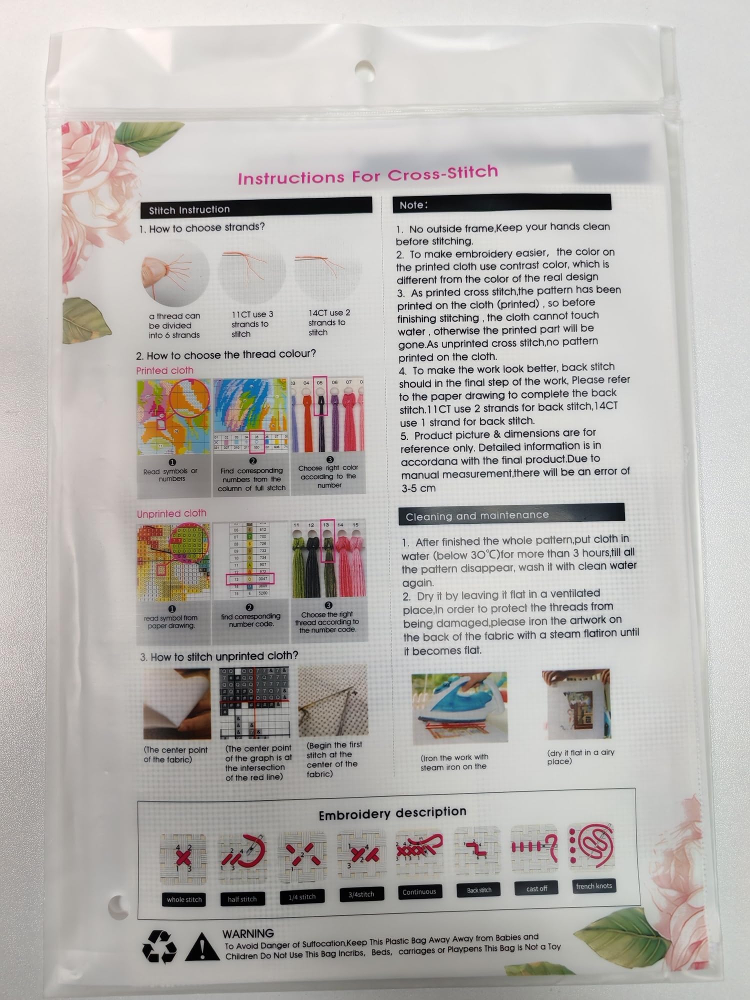 Awesocrafts Cross Stitch Kits, Quotes Praise God from Whom All Blessings Flow Easy Patterns Cross Stitching Embroidery Kit Supplies Christmas, Stamped or Counted (Praise God, Stamped)