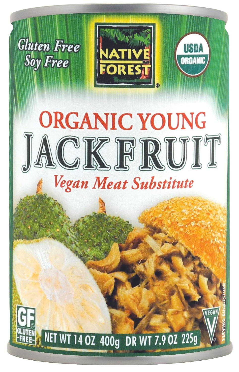 Native Forest Organic Vegan Meat Substitute, Young Jackfruit, 14 Ounce