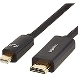 AmazonBasics Mini DisplayPort to HDMI Cable - 6 Feet