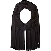 Calvin Klein womens Solid Lightweight Pashmina