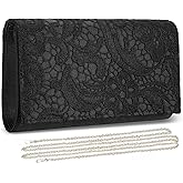 UBORSE Floral Lace Clutch Purses for Women Evening Handbag Wedding Prom Party Purses