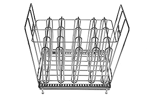 LIPAVI Sous Vide Rack with Anti Float - Model L10X - Adjustable, Collapsible, Ensures even warming - 316L Stainless Steel