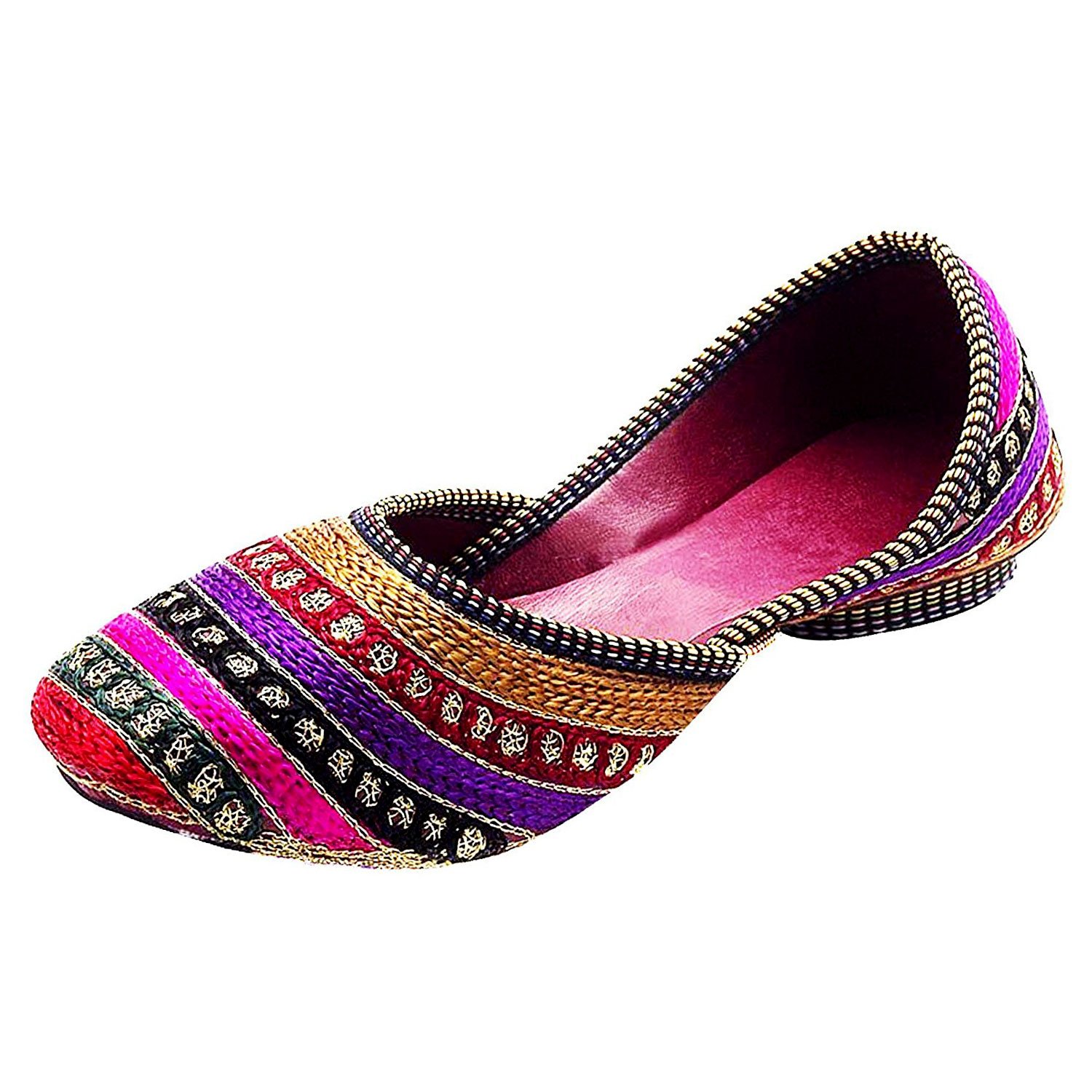 zaiva women and girls synthetic belly and slipper - multicolour (pack of 4)
