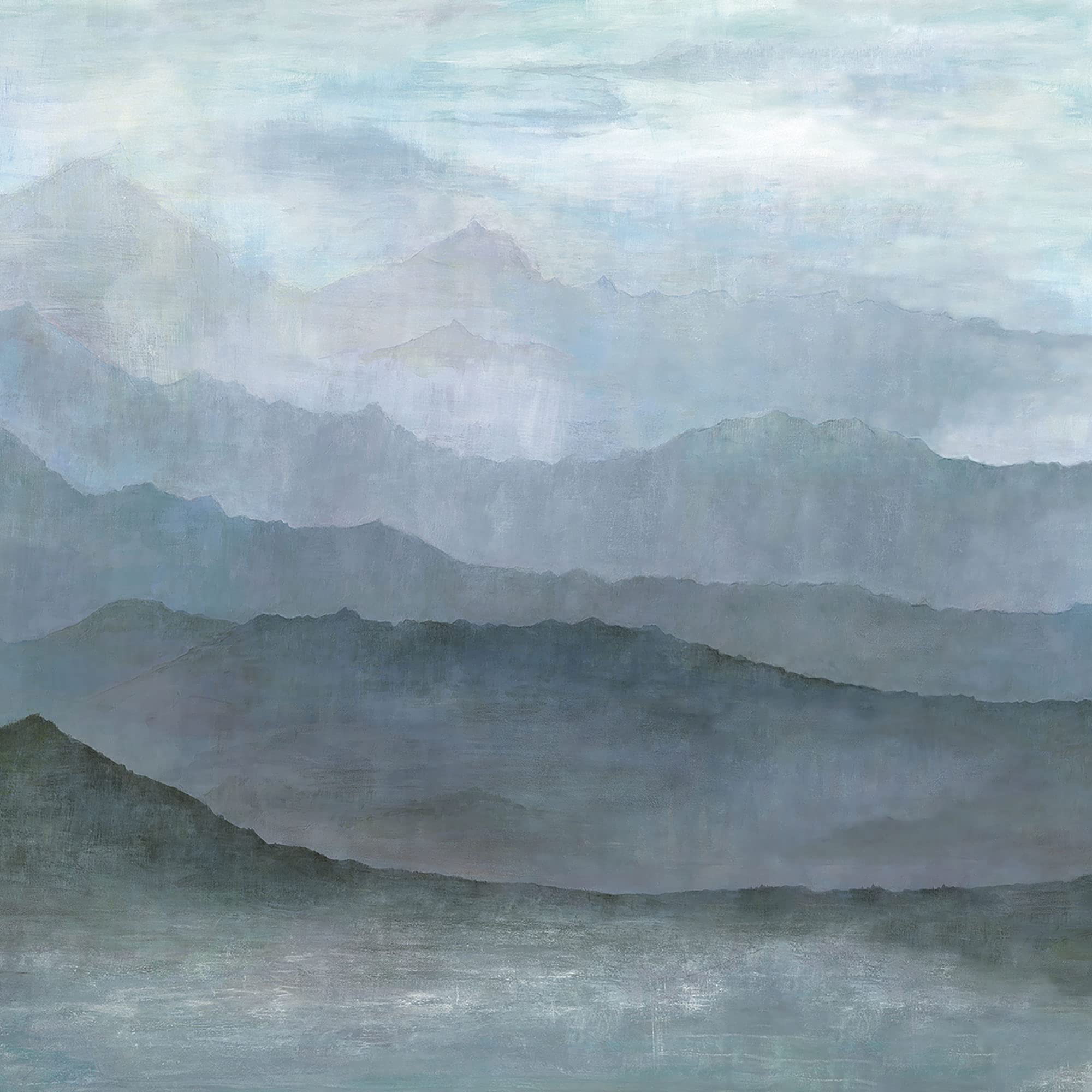Galerie G78425 Blue Misty Mountains Mural, 250cm x 318cm