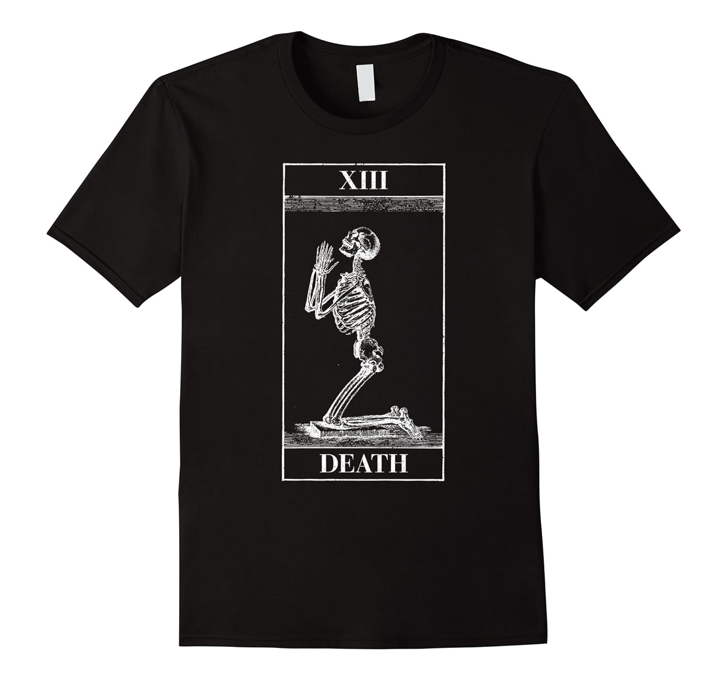 Vintage Death Tarot Card T-Shirt-ANZ