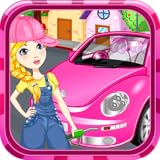 Clean my pink new beetle