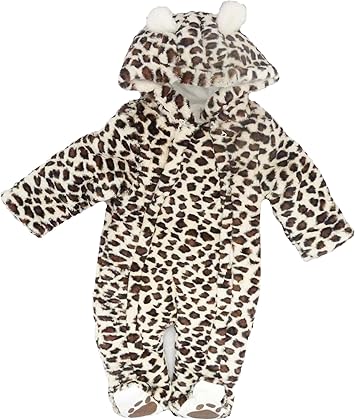 leopard print snowsuit