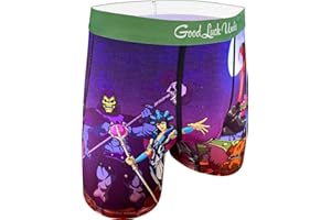 Good Luck Undies Men's Masters of The Universe Boxer Brief Underwear
