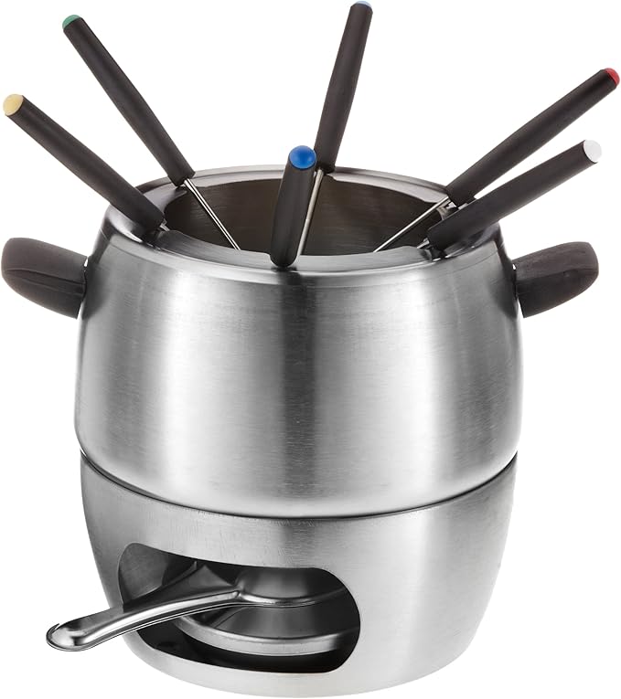 Fondue - Set für 6 Personen Edelstahl: Amazon.de: Küche & Haushalt