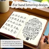 APOGO Black Calligraphy Pens Set 12 Nibs Beginner Fineliners Sketching view 3
