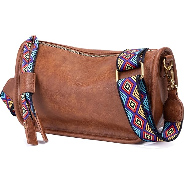 YaKuss Women's Crossbody Messenger Bag - Waterproof Lightweight Purse With Adjustable Strap