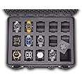 mc-cases® Watch Travel Case for up to 14 Watches - Waterproof - Dustproof - lockable - Made in Germany