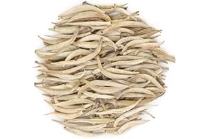 Oriarm Imperial Yunnan Silver Needle White Tea Loose Leaf - Bai Hao Yinzhen Chinese Silver Tips Tea- Caffeine Level Low - 100