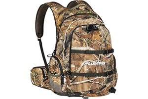 PLUSINNO Hunting Backpack for Hunting Essentials, 45L Waterproof Hunting Gear with Rain Cover, & Padded Scabbard Carry System For Deer Hunt Accessories, Hunt Gift For Men