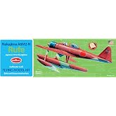 Guillow's Nakijima A6M2-N Rufe Model Kit Small | 16.5-in Wingspan, Die-Cut Parts, Tissue &amp; Decals Entry-Level Flying or Static Display Kit for Ages 10+ Made in the USA