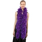 100 Gram 2 Yard Long Chandelle Feather Boa over 10 Colors, Great for Party, Wedding, Costume
