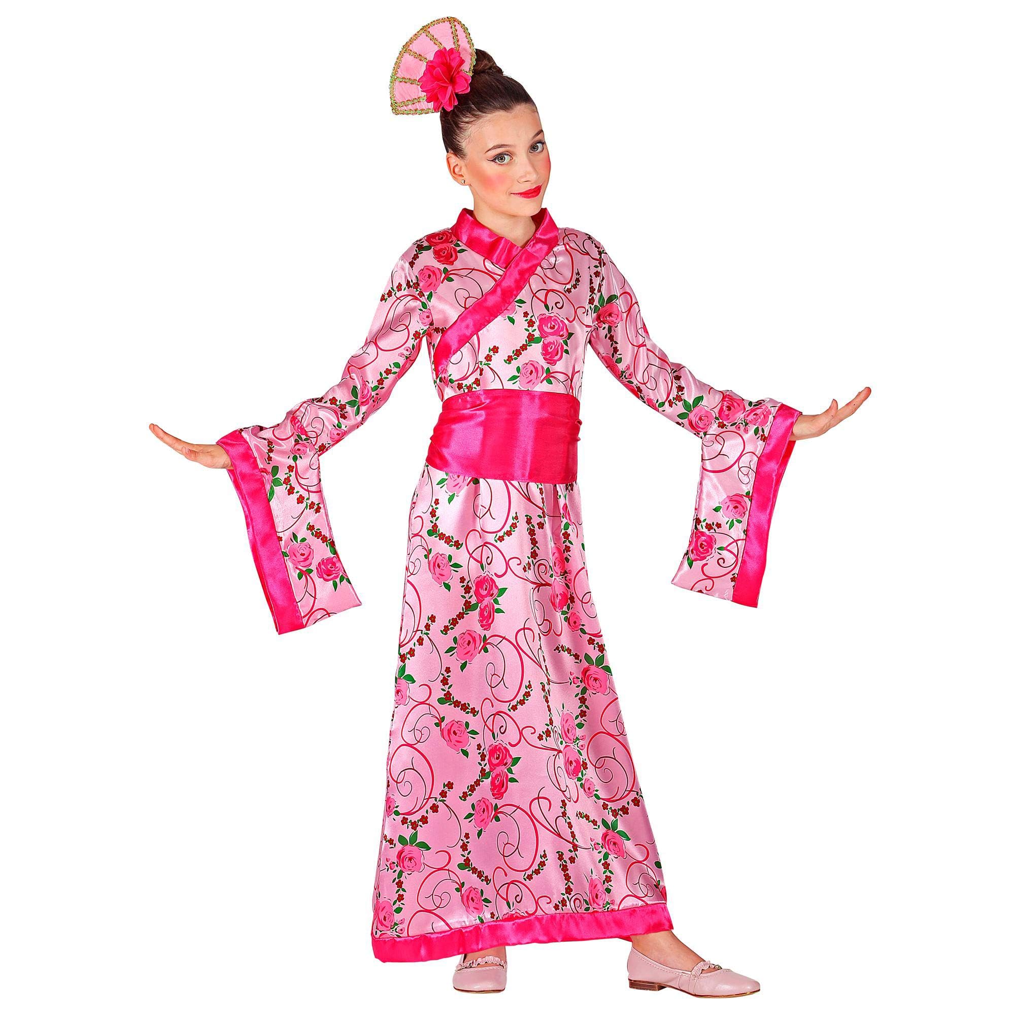 W WIDMANN MILANO Party Fashion - Children's Asian Princess Kimono Geisha Fancy Dress Costumes
