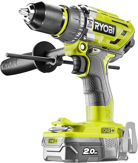 Ryobi R18pd7 220b Perceuse Perceuse Sans Balais 18 V Amazon Fr Bricolage