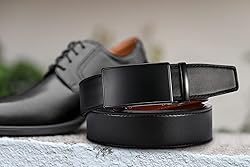 CHAOREN Mens Belt Leather Ratchet Belt