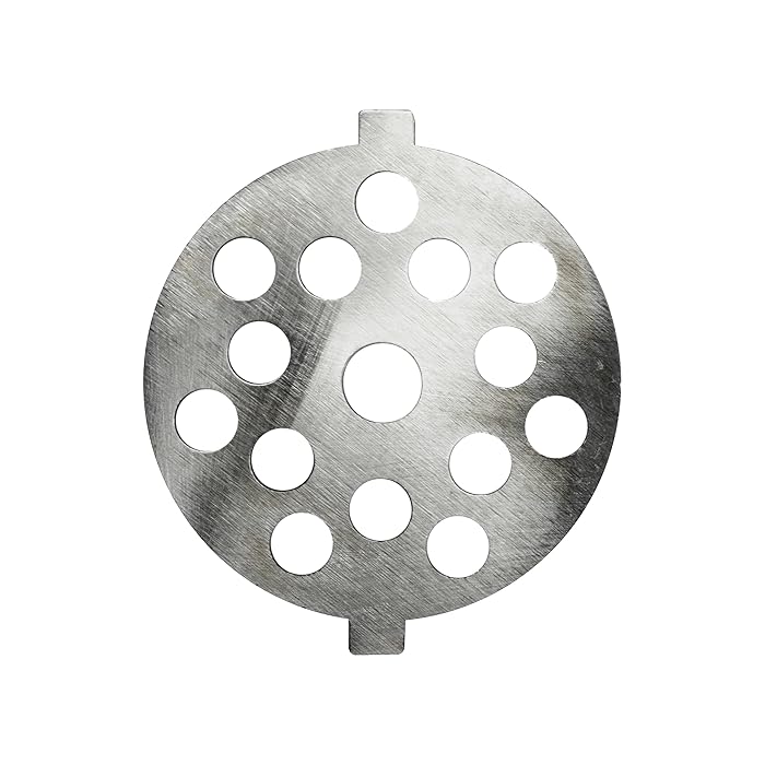 Univen .25" Coarse Plate Disc fits KitchenAid FGA Food Meat Grinder Chopper Attachment